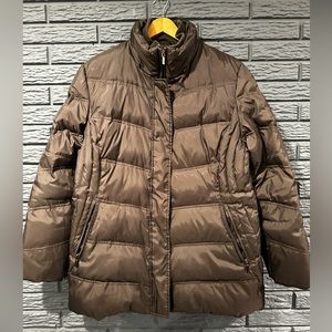 London Fog Women’s Puffer Jacket Brown Size XL